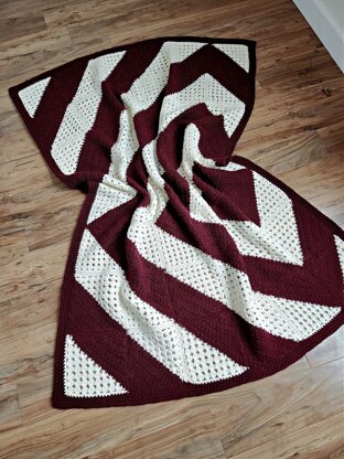 Modern Crochet Motif Blanket
