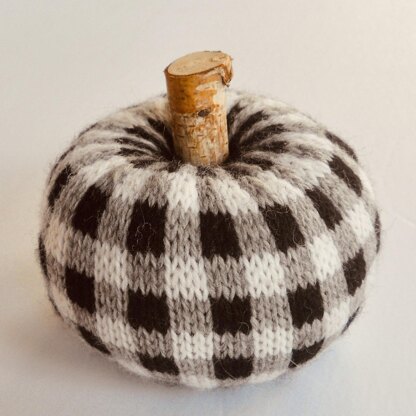 Buffalo Plaid Pumpkin