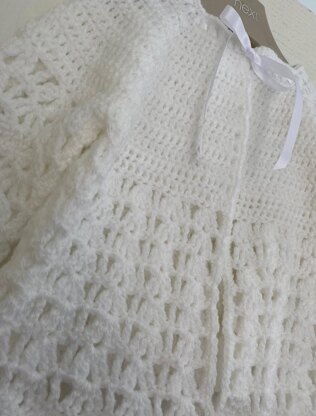 Antique Baby Cardigan and Bonnet