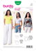 Burda Tops, Shirts, Blouses Sewing Pattern B6820 - Paper Pattern, Size 6-20