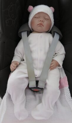 BO Bear Baby Car Seat Blanket & Hat