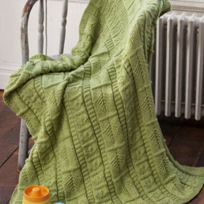 Babes in the Woods Baby Blanket in Caron Simply Soft Collection - Downloadable PDF