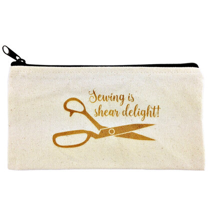 Fabric Fanatics Zipper Bag - Sew Is Shear Delight
