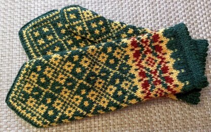 "Sunburst" Mittens