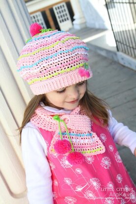 Parfait Hat & Scarf Crochet