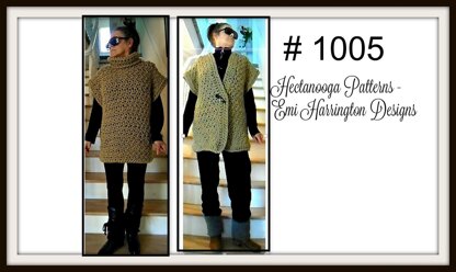 1005 Poncho and Cardigan