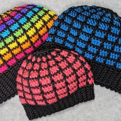 Easy Rainbow Hat