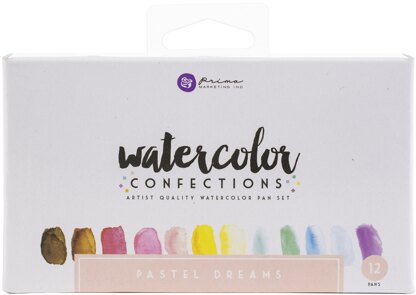 Prima Marketing Prima Watercolor Confections Watercolor Pans 12/Pkg - Pastel Dreams