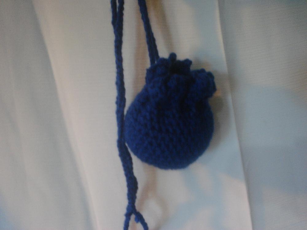Blueberry Necklace Purse Crochet pattern by Aundie Molina