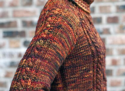 Inga - Turtle neck sweater with cables