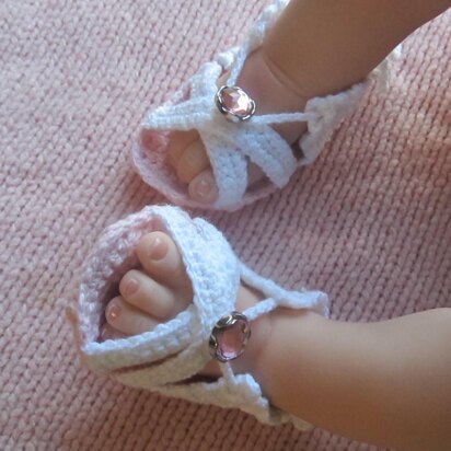 Crochet Sandals for a Baby Girl 3-6 months