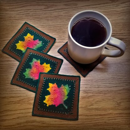 Falling Leaves Coasters