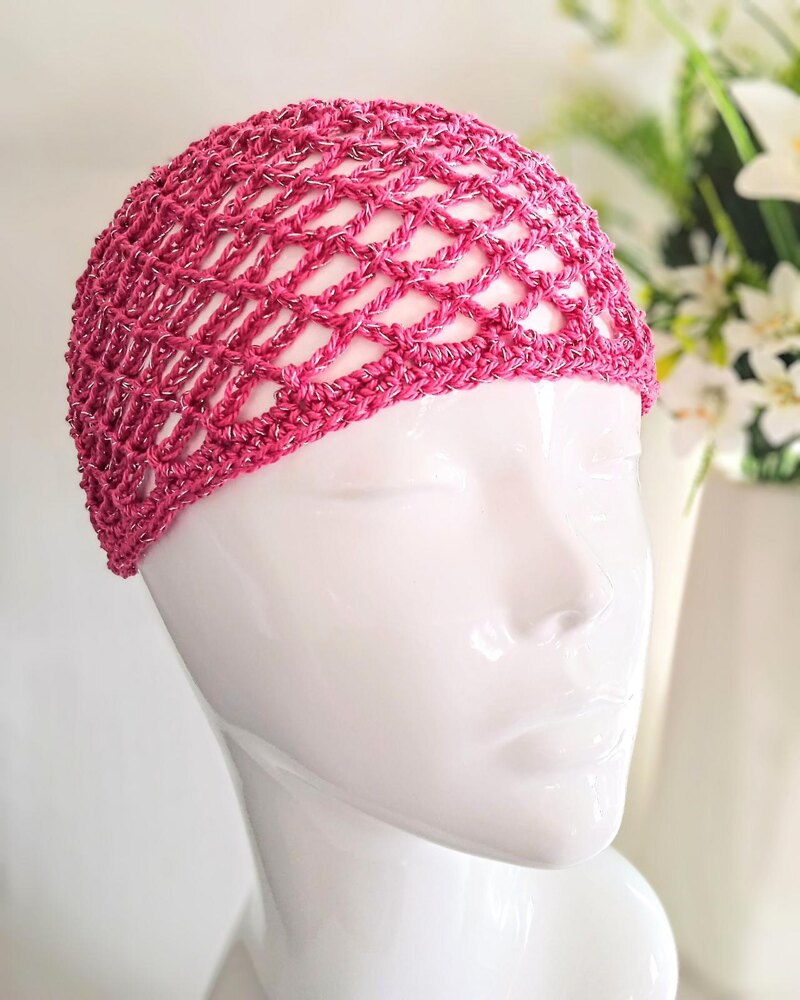 Diamond Mesh Party Skull Cap LoveCrafts