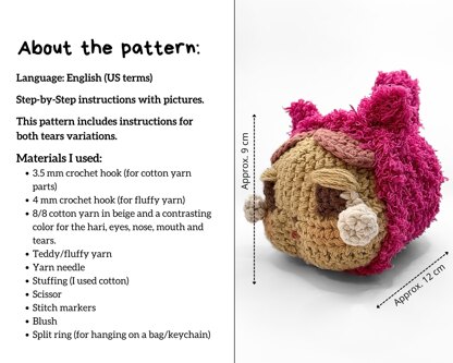 Crochet cry baby