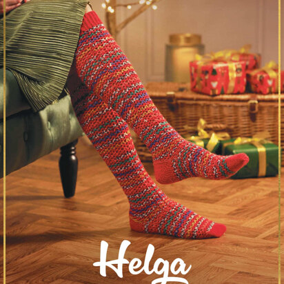 Helga Socks in West Yorkshire Spinners - WYS1000282 / DFP0035 - Downloadable PDF