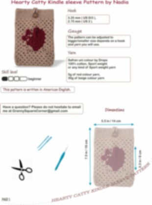 Hearty catty kindle sleeve