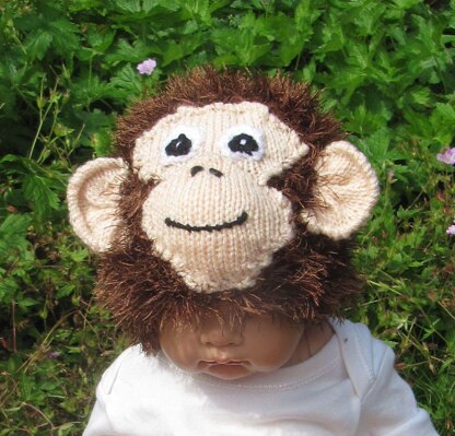 Baby Monkey Beanie Hat