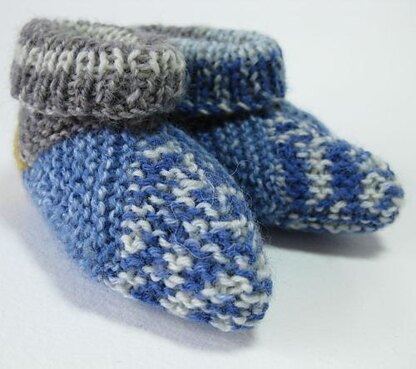 Mitred Square Baby Boots 016