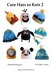 Cute Hats to Knit 2 - steam train, sheep, panda, duck, bluebell, snowman, princess