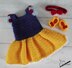 Crochet Snow White Baby Dress