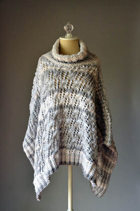 Stonefall Poncho in Universal Yarn Major - Downloadable PDF