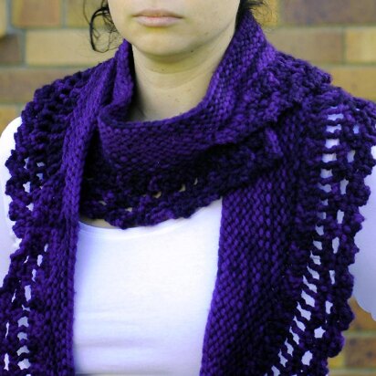 Chunky Scallop Scarf