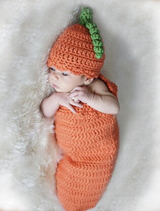 Crochet Pumpkin Hat and Cocoon Pattern