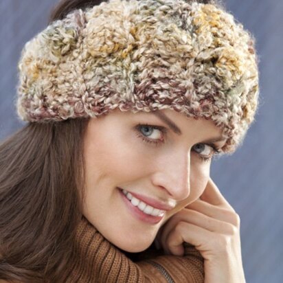 Perfectly Easy Ear Warmer in Red Heart Light & Lofty - LW2568