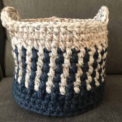 Fine Tooth Comb Crochet Basket