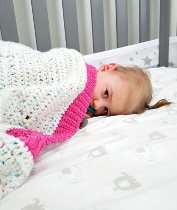 Rainbow Cloud Filet Blanket