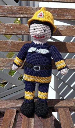 Crochet Fireman Pattern