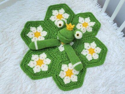 Froggy The Frog Lovey Baby Comforter