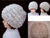 730 Weave style knitted beginner hat, beanie, cloche