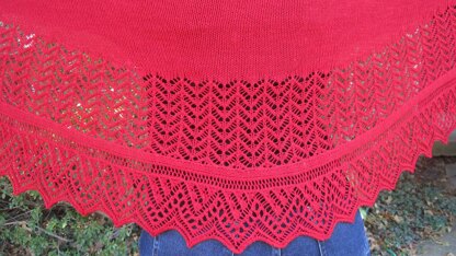 MuckleRow Long Wingspan Shawl