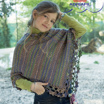 Cigno Poncho in Adriafil Yuppy