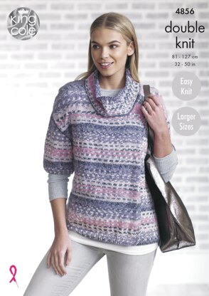 Ladies’ Cardigans in King Cole Drifter DK - 4856 - Downloadable PDF