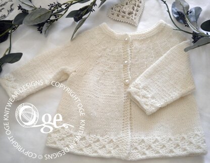 Angelus Cardigan and Matching Hat – P190’