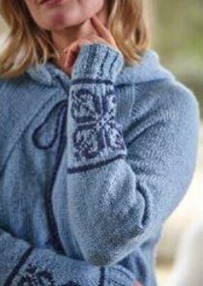 Snowflake Border Hoody