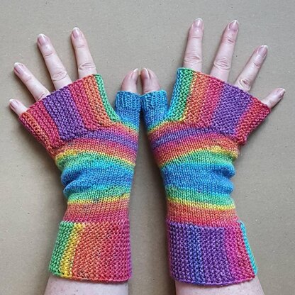 Rainbow Mitts