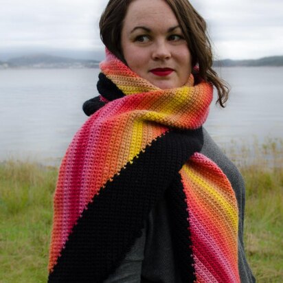 Diagonal Sunset Wrap