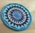 Blue Mandala 6 inch/15 cm Crochet PDF Pattern