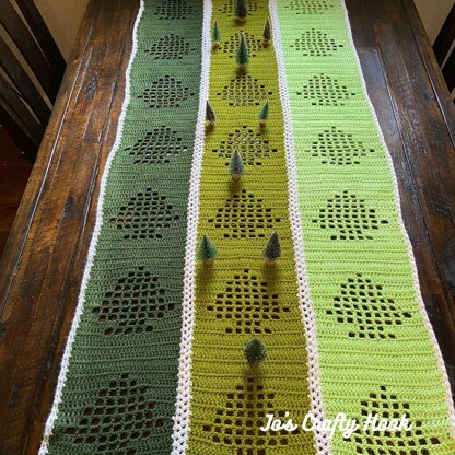 Winter Pine Table Runner