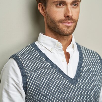 Amos Waistcoat in Rowan Island Blend Fine - ZB296-00004-DE - Downloadable PDF