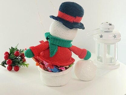 Snowman Candy Box