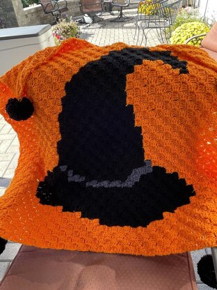 Witch's Hat C2C Afghan