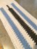 Color Block Crochet Table Runner