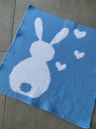 Bunny Blanket and Hat