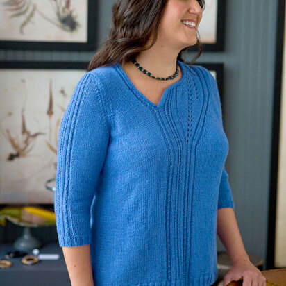 Tanzanite Cardigan in Berroco Ultra Alpaca Light DK