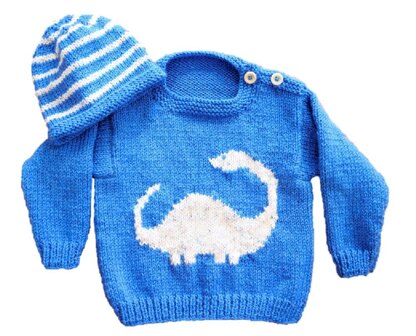 Dinosaur Sweater - Diplodocus