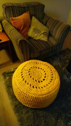 Rug and Pouffe Cover